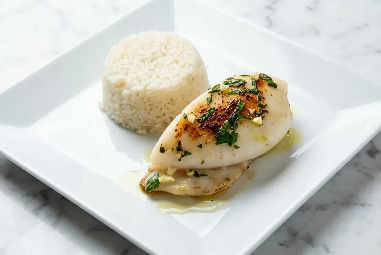 Seiche à la plancha au beurre maître d'hôtel